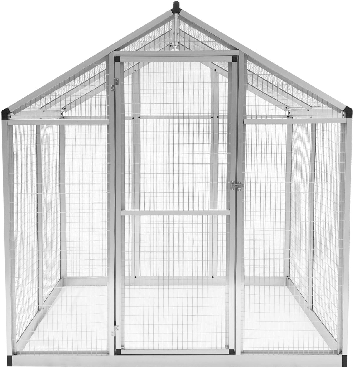 Aviario Aluminio - 182 X 178 X 195 Cm - 182 X 178 X 195 Cm_0