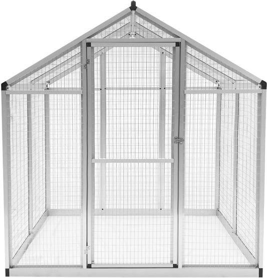Aviario Aluminio - 182 X 178 X 195 Cm - 182 X 178 X 195 Cm_0