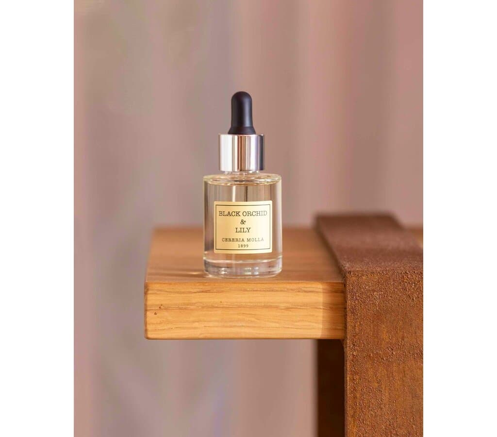 Cerería Mollá 1899 Bruma De Hogar (aceite Esencial)  Black Orchid & Lily 30ml_1