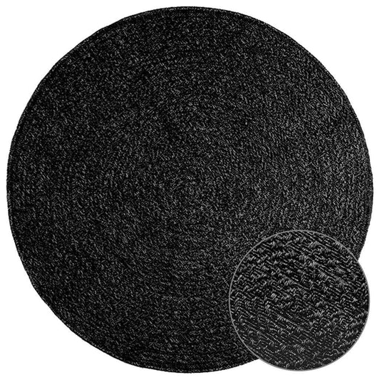 Vidaxl Alfombra Zizur Apariencia Yute Interior Exterior Antracita_0