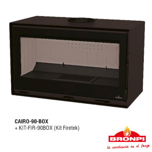 BRICOSOL INSERTABLE DE LEÑA BRONPI MODELO CAIRO 90 - KIT VERMICULITA_0