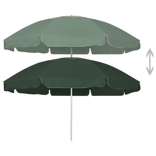 Sombrilla De Playa Verde 240 Cm_0