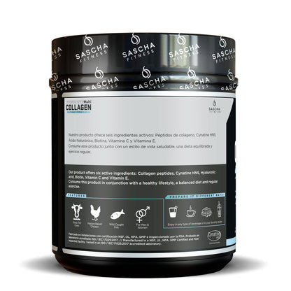 Colágeno Multi Hidrolizado Sin Sabor- Sascha Fitness España