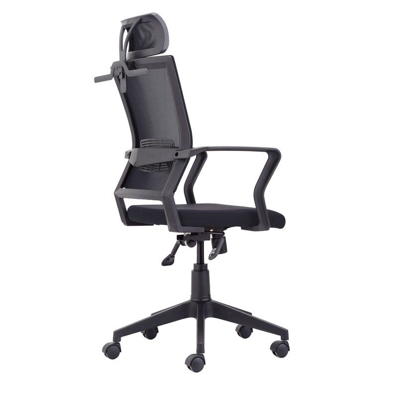 Silla De Oficina Winner Tapizado, Negro, 64 X 117–127 X 64_2