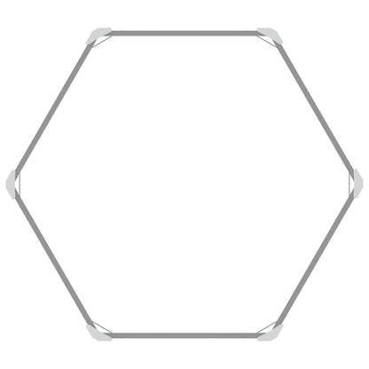 Arriate De Jardín De Acero Galvanizado Verde 129x129x77 Cm_2