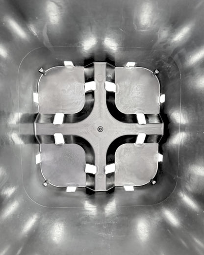 Maceta Cuadrada Negra 18 L - 31 X 31 X 31,6 Cm Eco