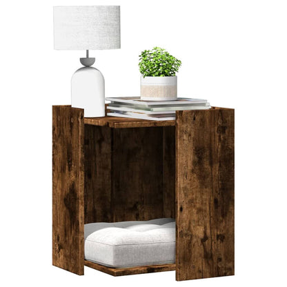 Vidaxl Mueble Arenero Para Gatos Madera Roble Ahumado 42x42x51 Cm_1