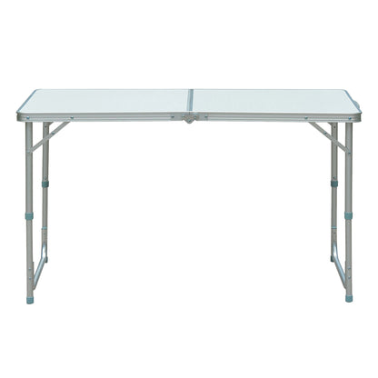 Outsunny Mesa Plegable 120x60x70 Cm Convertible En Maleta Altura Regulable_4