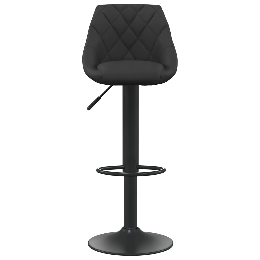 Taburete De Cocina De Terciopelo Negro_1