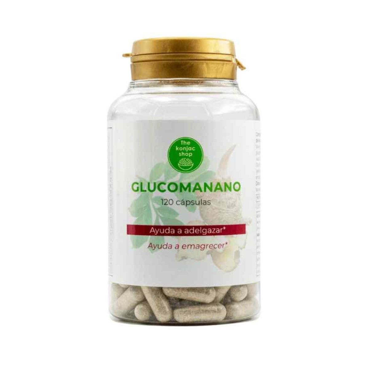 Cápsulas Glucomanano Adelgazantes The Konjac Shop 78g
