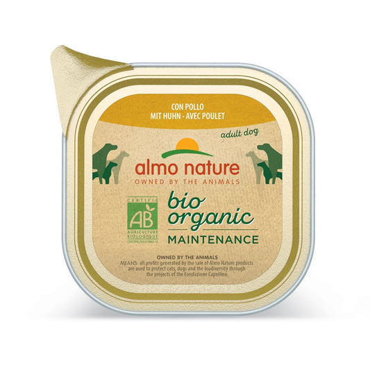 Almo Perro Tarrina Biorganic Pollo 300 Gr_0