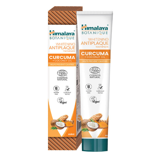 Dentífrico Botanique Blanqueador Curcuma y Aceite de Coco - 75 ml Ecocert