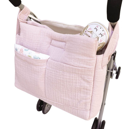 Bolso Cambiador Muñeca Bobble Rosa_2