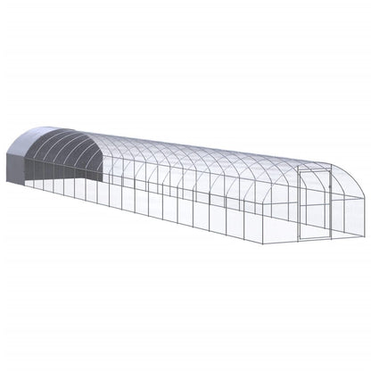 Vidaxl Gallinero De Exterior De Acero Galvanizado 3x20x2 M_0