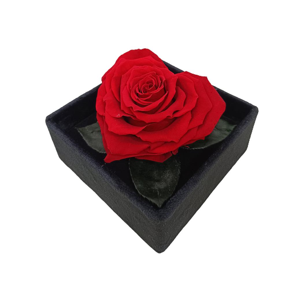 Mundo Eterno Rosa Preservada Corazón Perfumado En Caja_0