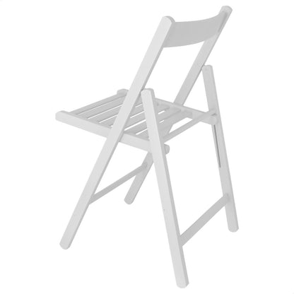 Well Home Mobiliario & Decoración - Pack 4 Sillas Bas En Madera De Haya, Acabado Blanco