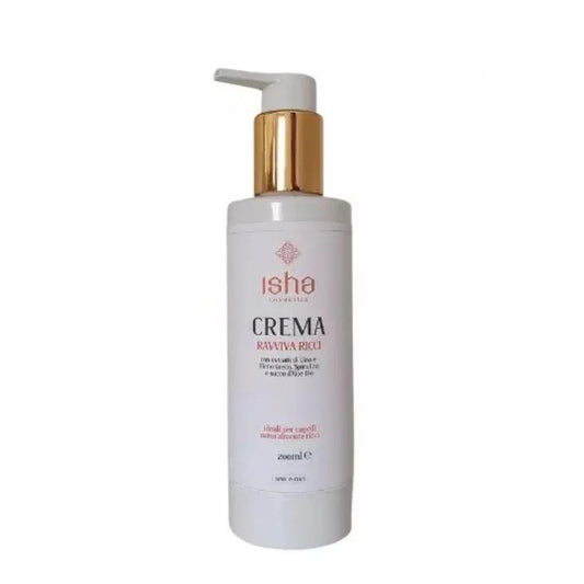 Crema Activadora De Rizos Con Semillas De Lino Isha Cosmetics 200ml_0