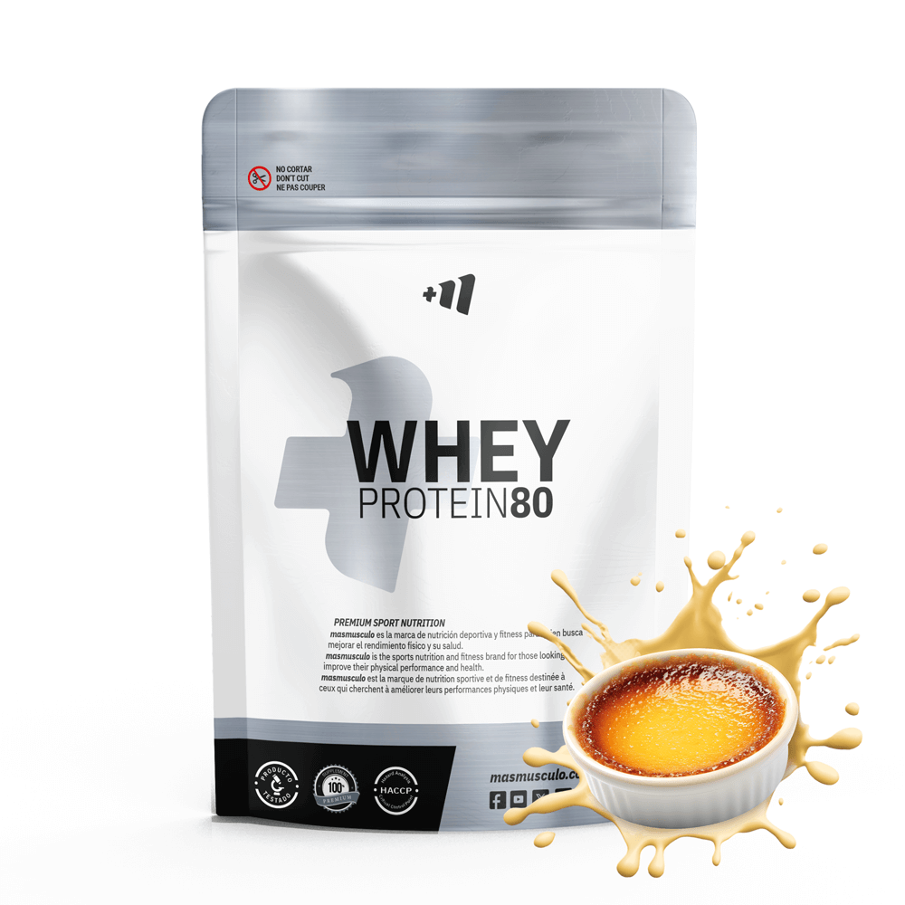 Whey Protein80 - 1kg - Crema Catalana - Aumenta La Masa Muscular - Masmusculo_0
