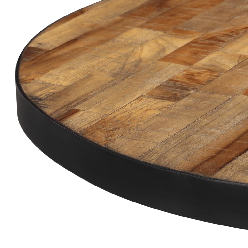 Mesa De Terraza Redonda Teca Reciclada Maciza Ø55x76 Cm_3