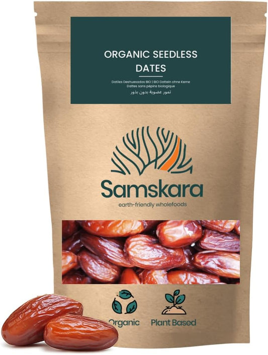 Dátiles Deglet Nour Sin Hueso Bio - 1kg | Dátiles Ecológicos Naturales, Endulzante Vegano Sin Azúcares Refinados_0