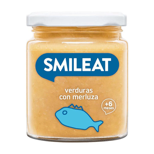 Tarrito BIO de Verduras con Merluza +6 meses Smileat 230g