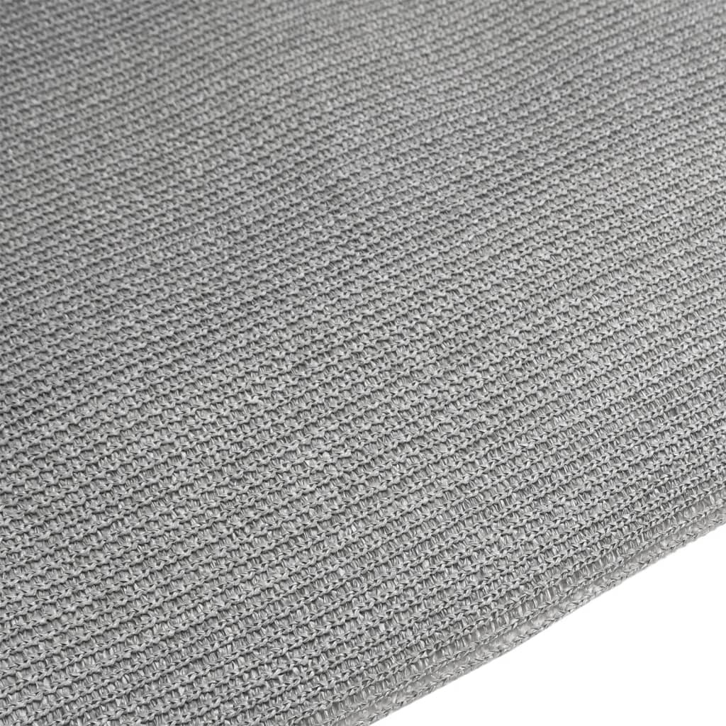 Vidaxl Red De Privacidad Hdpe Gris Claro 1,5x50 M 195 G/m²_4