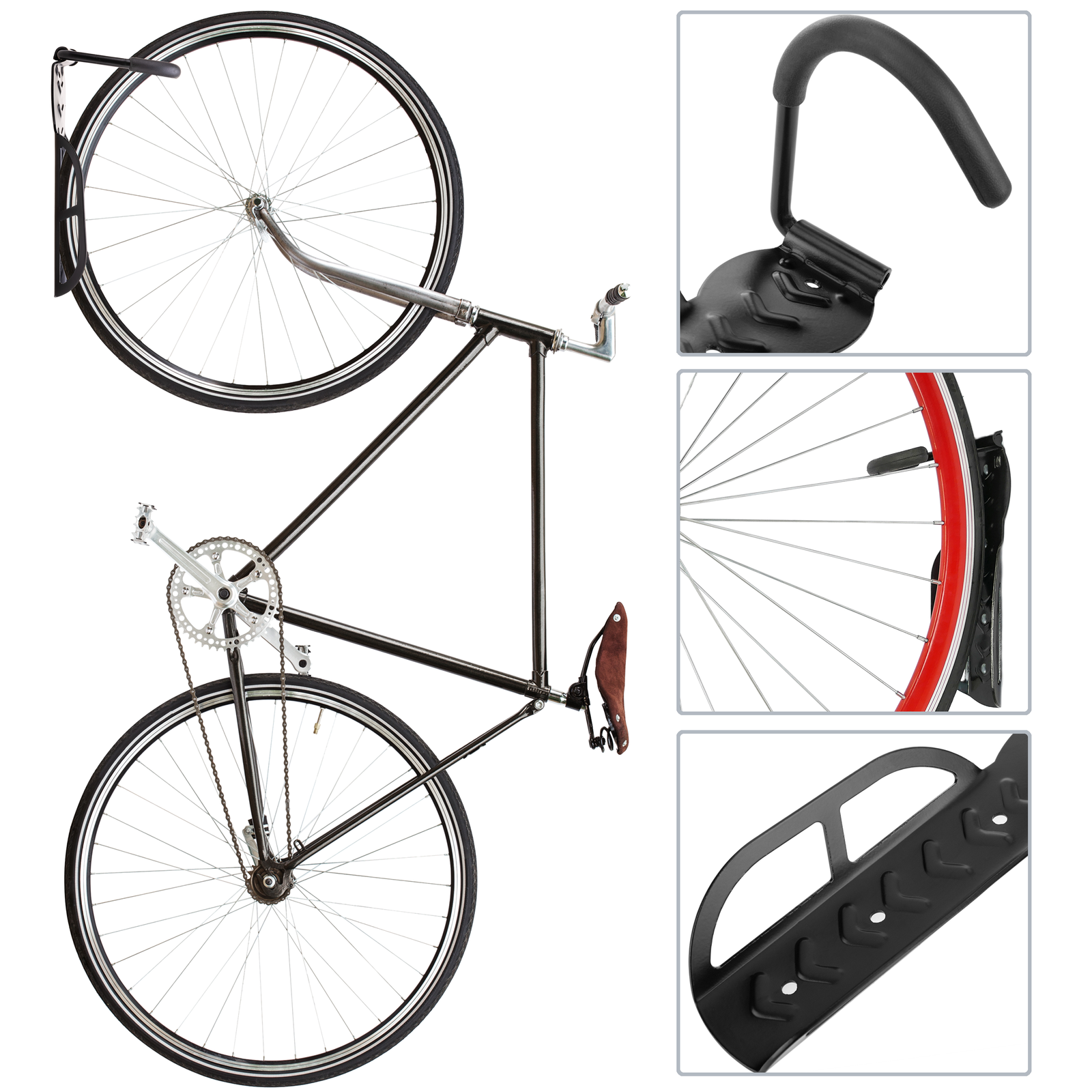 Gancho Para Colgar Bicicleta En La Pared Paquete De 8 Unidades_1