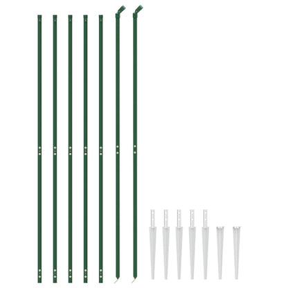 Cerca De Alambre Con Pinchos De Anclaje Verde 1,6x10 M / Vetonek_3
