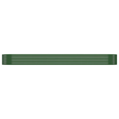 Jardinera Arriate Acero Galvanizado Verde 396x100x36 Cm_2