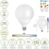 Bombilla Led Esfera Globo E27. 13,5 Watt. Equivale A 100 Watt. 1521 Lumenes. Luz Neutra 4000º K.