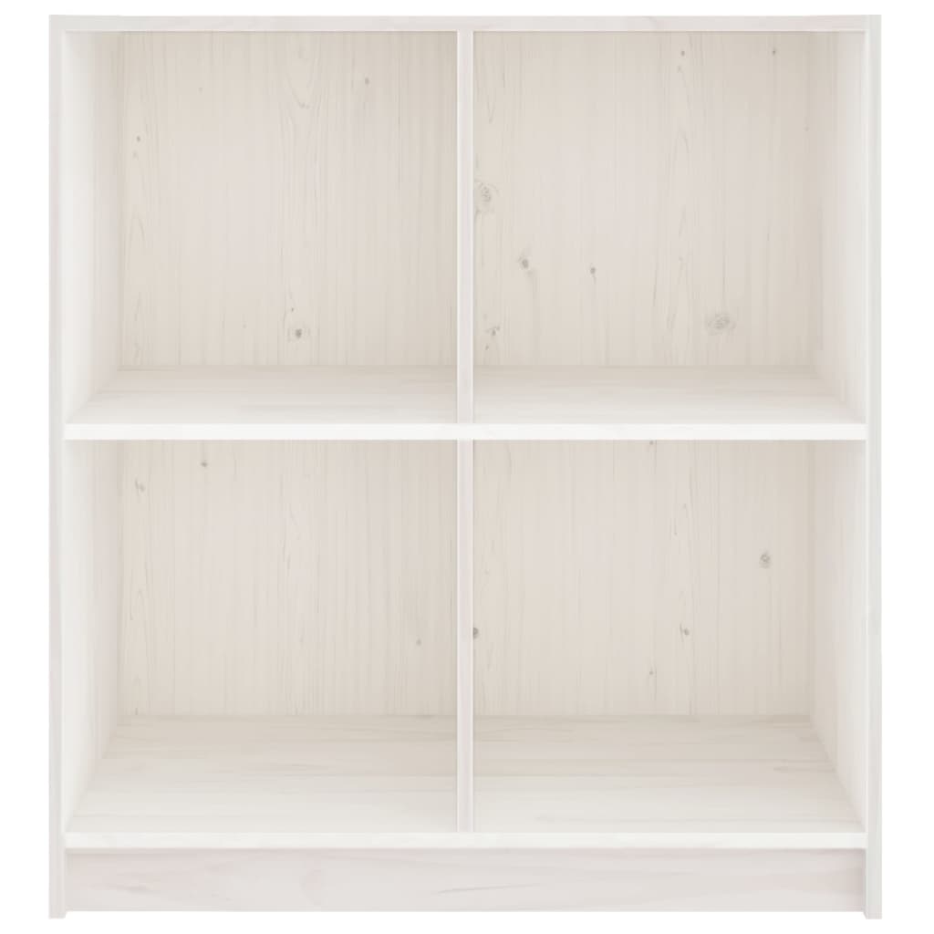 Aparador Madera Maciza De Pino Blanco 70x33x76 Cm / Vetonek_0