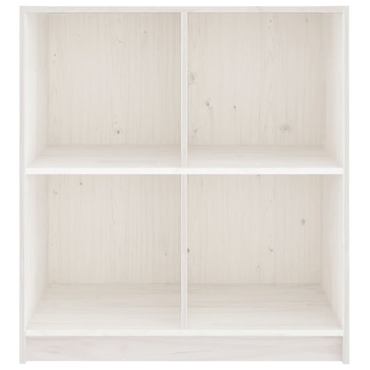 Aparador Madera Maciza De Pino Blanco 70x33x76 Cm / Vetonek_0