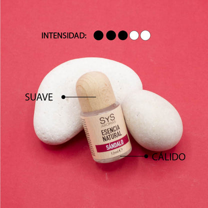 Esencia Natural Sándalo SYS Aromas 12 ml | Aroma Especiado y Amaderado | Para Quemadores y Humidificadores_2