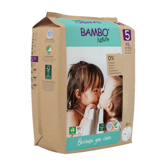 Bambo Nature pañales T5(12-18kg) 22 uds