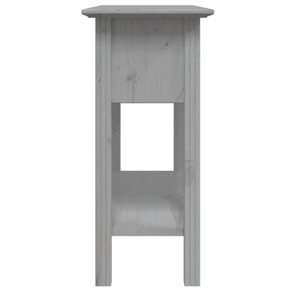 Mesa Consola Bodo Madera Maciza De Pino Gris 91x35x74 Cm_3