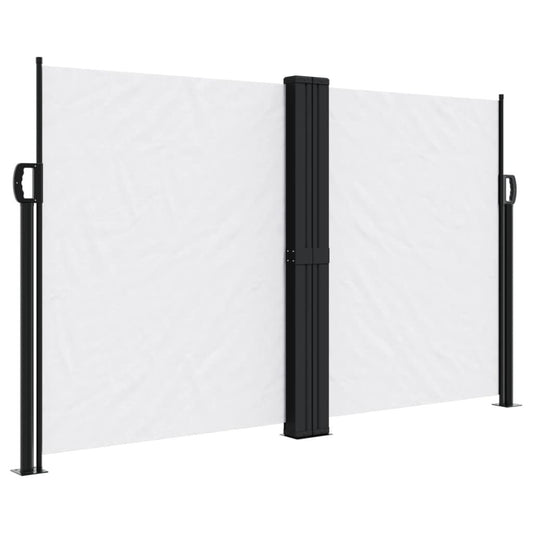 Vidaxl Toldo Lateral Retráctil Blanco 140x1000 Cm_0