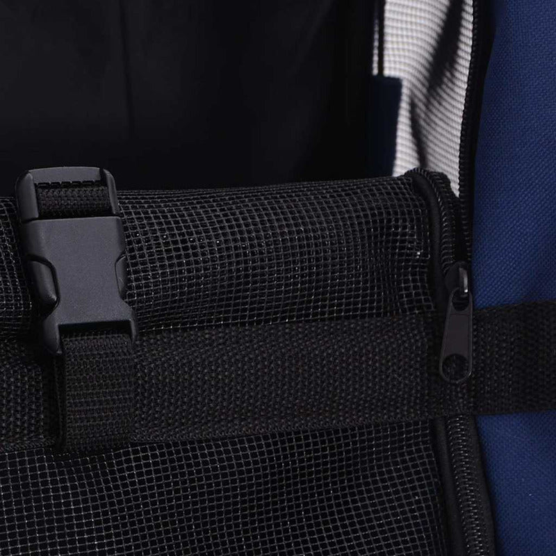Vidaxl Carro Plegable Para Mascotas Multiusos Azul_5
