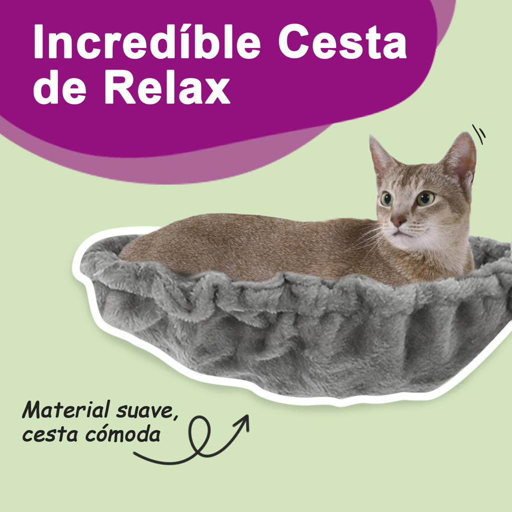 Vidaxl Rascador Para Gatos Con Postes De Sisal Gris Claro 171 Cm_3