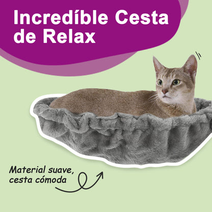 Vidaxl Rascador Para Gatos Con Postes De Sisal Gris Claro 118,5 Cm_3