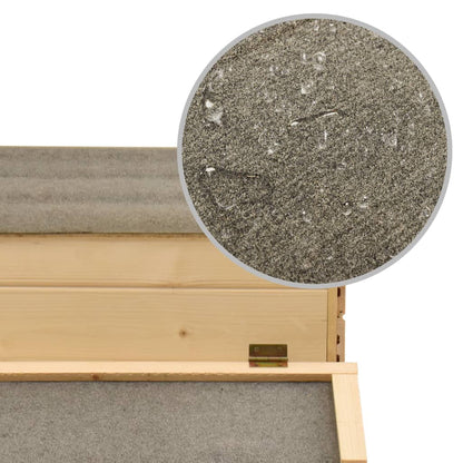 Vidaxl Gallinero Madera Maciza De Pino 178x67x92 Cm_4