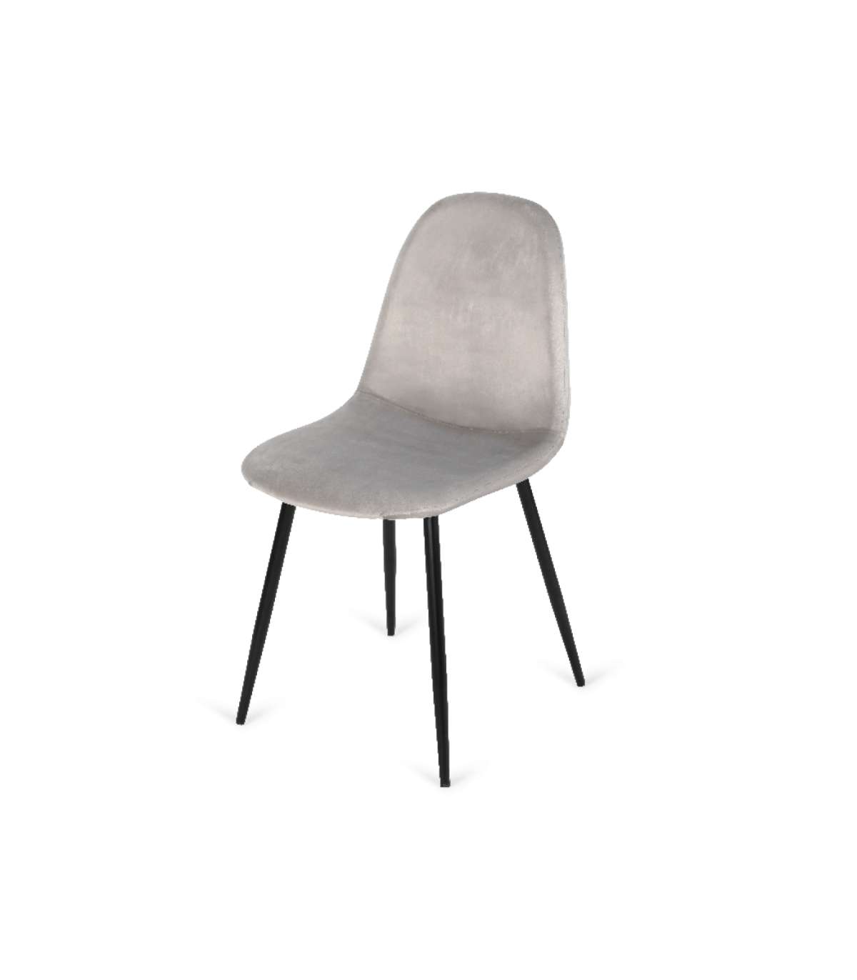 Pack 4 Sillas Modelo Córdoba Tapizado Velvet Tela Gris Claro 43 Cm(ancho) 86 Cm(altura) 5_3
