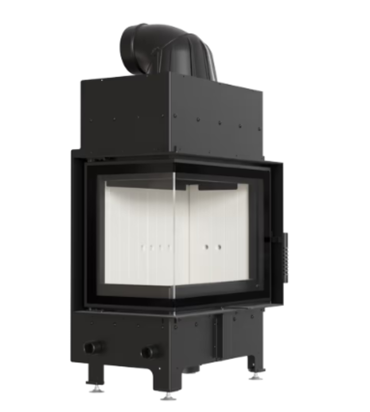 Bricosol Chimenea De Leña De Acero Kratki Floki S Izquierdo 8 Kw Ø 160_0