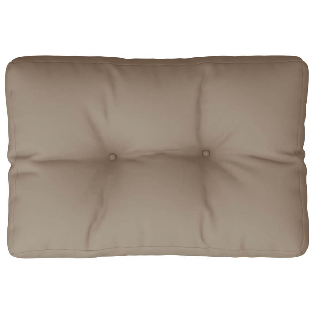 Vidaxl Cojín Para Sofá De Palets De Tela Gris Taupé 60x40x12 Cm_3