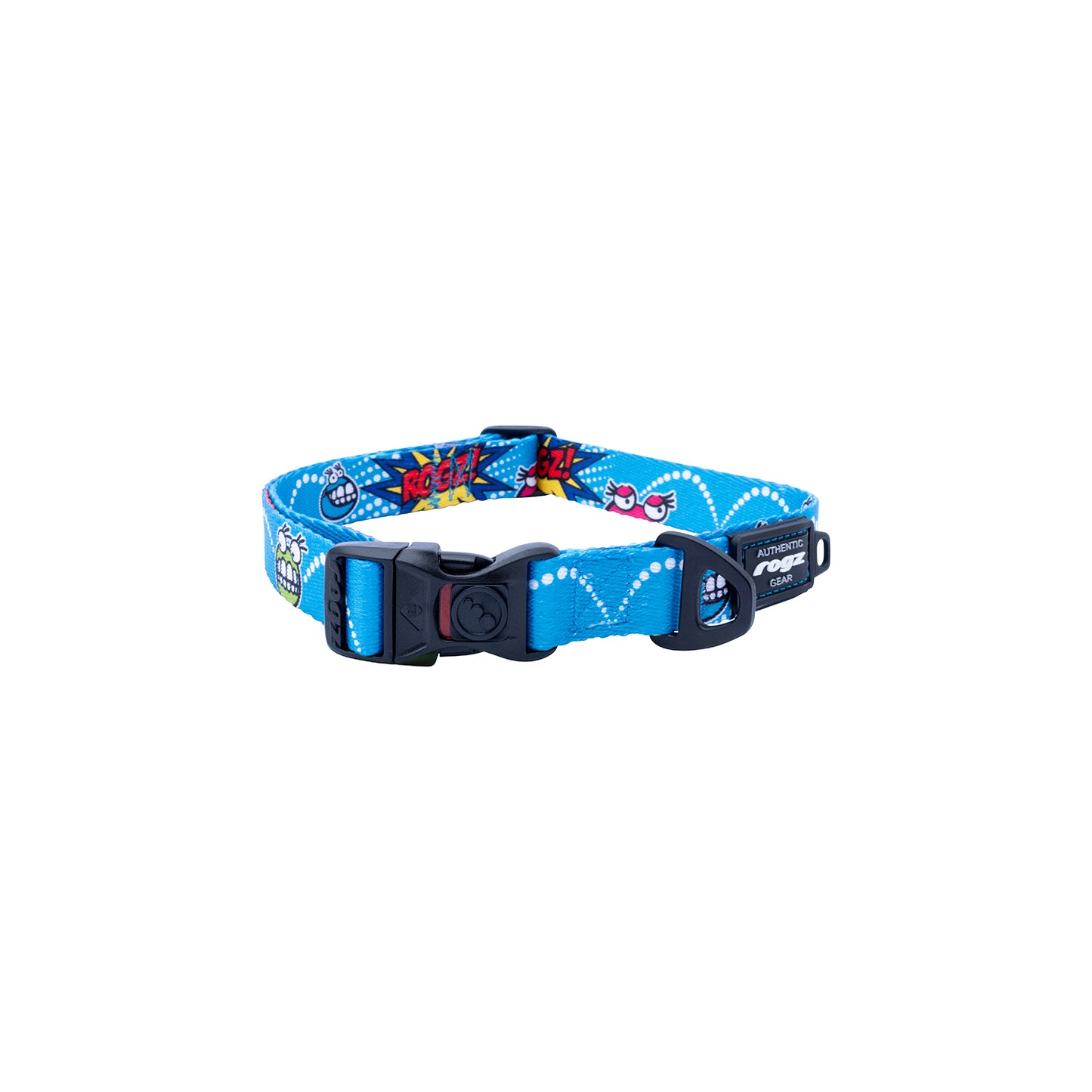 Collar Para Perro, Modelo Fusion De Rogz, Estampado Comic Azul. Talla L (21-40kg)_2
