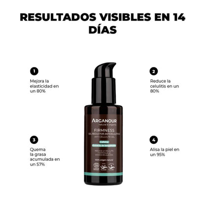 Firmness gel reductor anticelulítico Arganour 100 ml