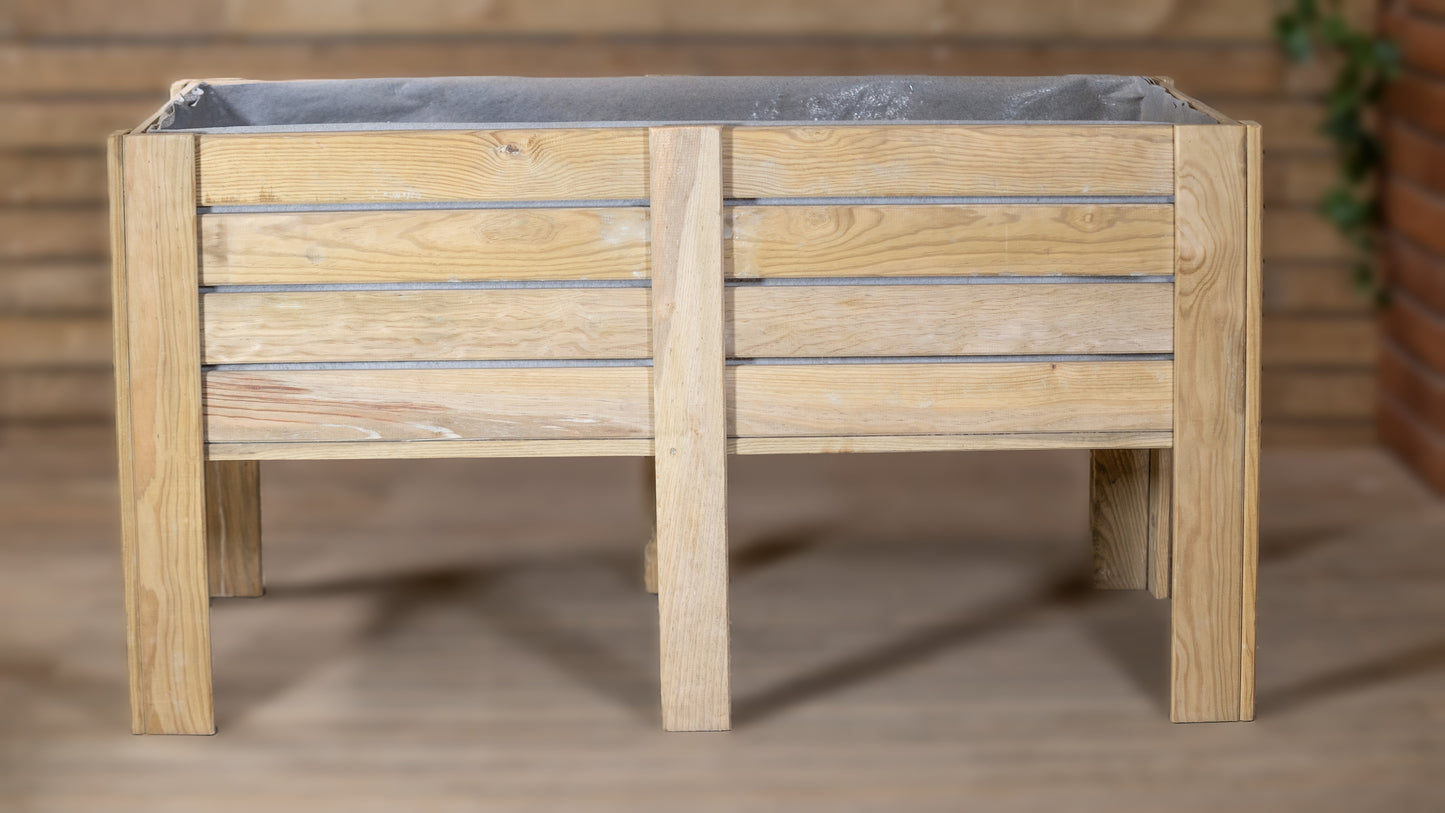 Mesa De Cultivo Mura Profunda 40cm Vidahuerto 150x80x80 Cm.