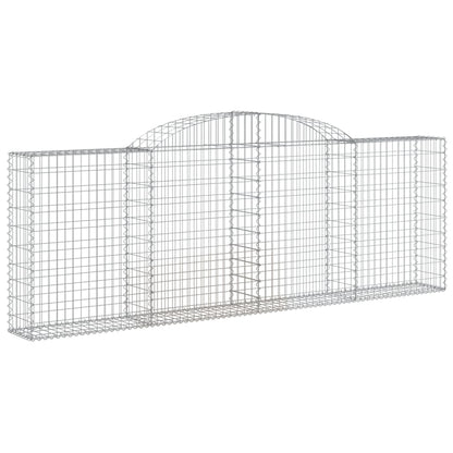 Cestas De Gaviones 12 Uds Forma Arco Hierro 300x30x100/120 Cm_2