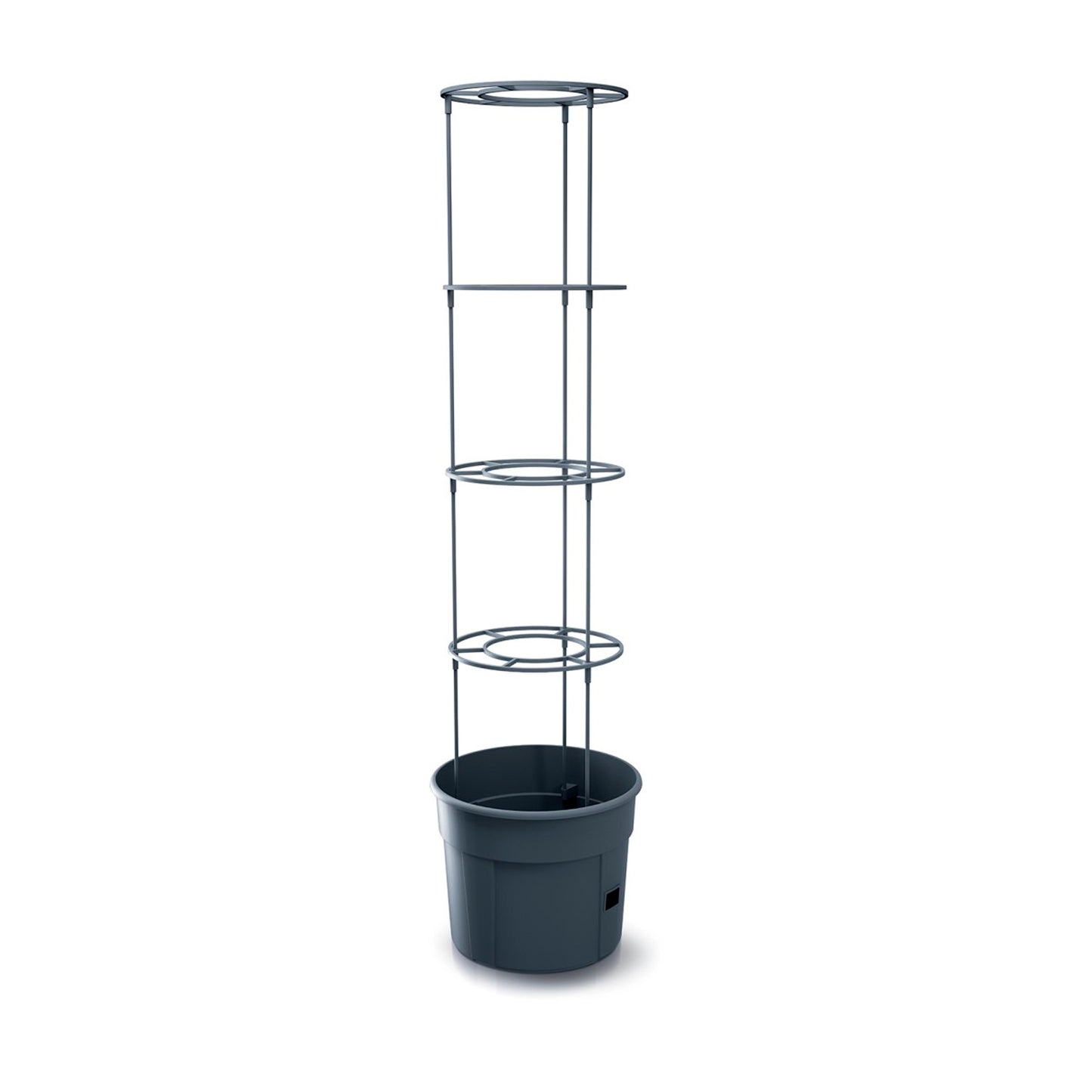 Macetas Grow 2 Para Tomates Ø39,2cm Antracita, Riego Directo A Raíces 28l_0