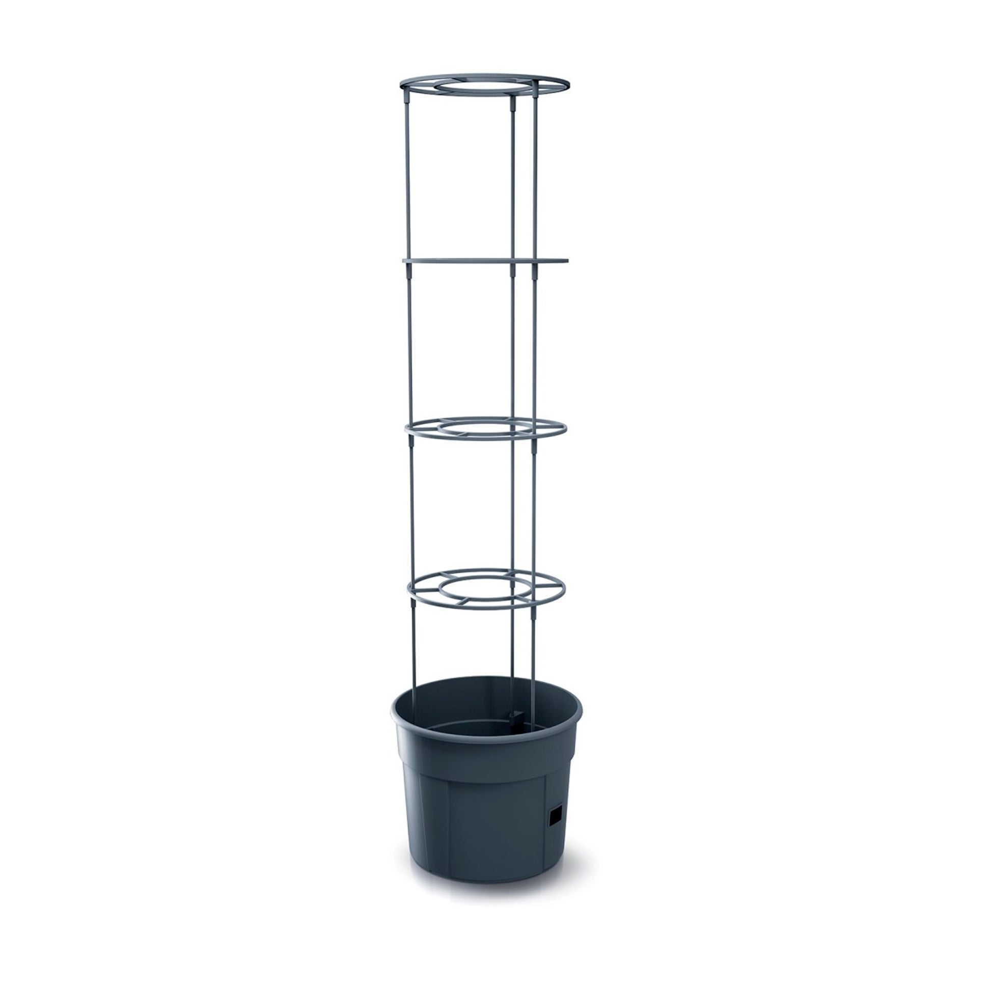Macetas Grow 2 Para Tomates Ø39,2cm Antracita, Riego Directo A Raíces 28l_0