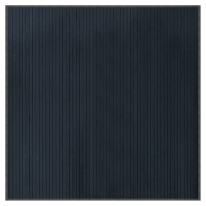 Vidaxl Alfombra Cuadrada Bambú Gris 100x100 Cm_0